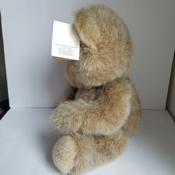 Teddy Bear Non Alergenic Mara's Stuffed Animals Moving Head, Arms and Legs - Picture 8 of 16